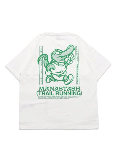 画像1: MANASTASH CiTee CROCODILE WHITE