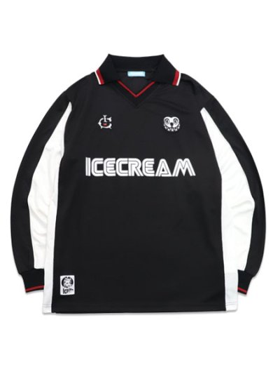 画像1: 【送料無料】ICECREAM LS FOOTBALL SHIRT BLACK