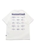 MANASTASH HEMP TEE LURE WHITE