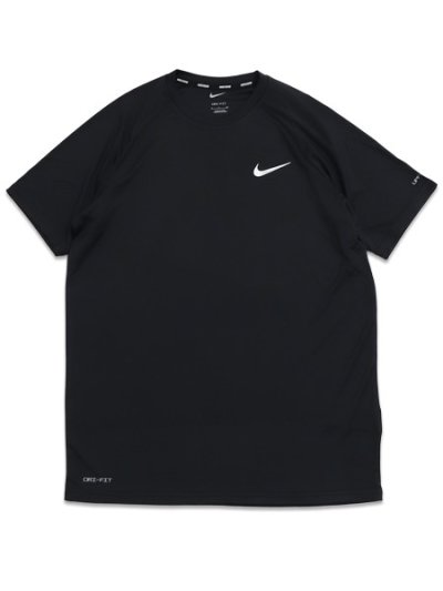 画像1: NIKE SOLID S/S HYDRO GUARD BLACK