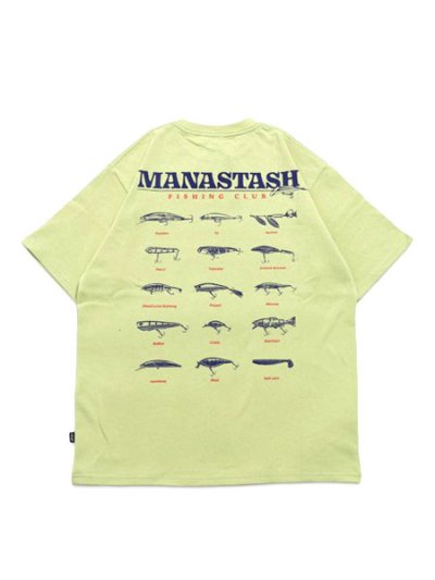 画像1: MANASTASH HEMP TEE LURE LIME