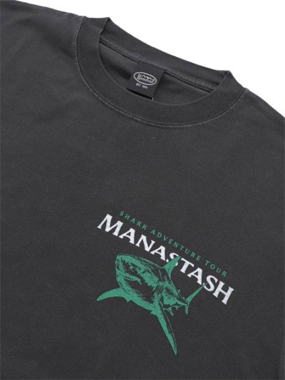 画像3: MANASTASH PUMICE TEE SHARK BLACK