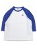 画像1: NIKE CLUB 3/4 RAGLAN TOP-GAME ROYAL/WHITE (1)