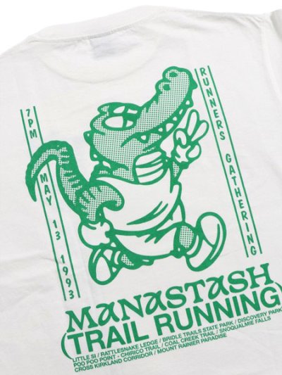 画像4: MANASTASH CiTee CROCODILE WHITE