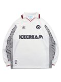 【送料無料】ICECREAM LS FOOTBALL SHIRT WHITE