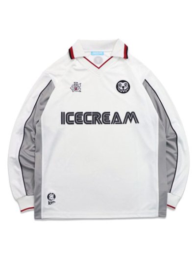 画像1: 【送料無料】ICECREAM LS FOOTBALL SHIRT WHITE