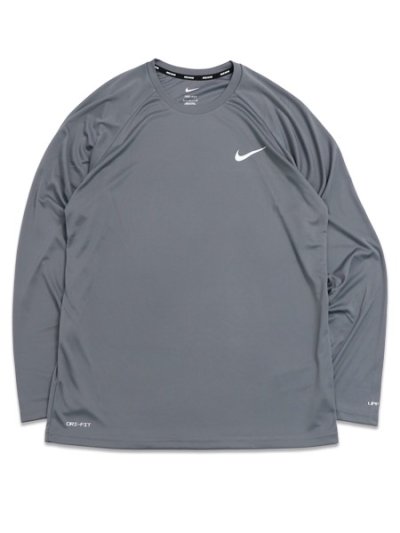 画像1: NIKE SOLID L/S HYDRO GUARD COOL GREY