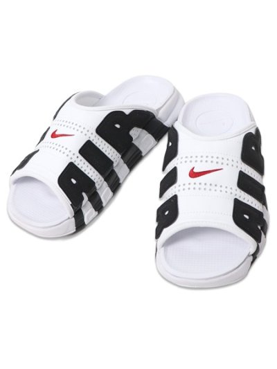 画像5: 【送料無料】NIKE AIR MORE UPTEMPO SLIDE WHITE/VARSITY RED/BLACK