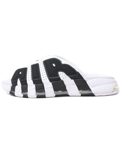 画像1: 【送料無料】NIKE AIR MORE UPTEMPO SLIDE WHITE/VARSITY RED/BLACK