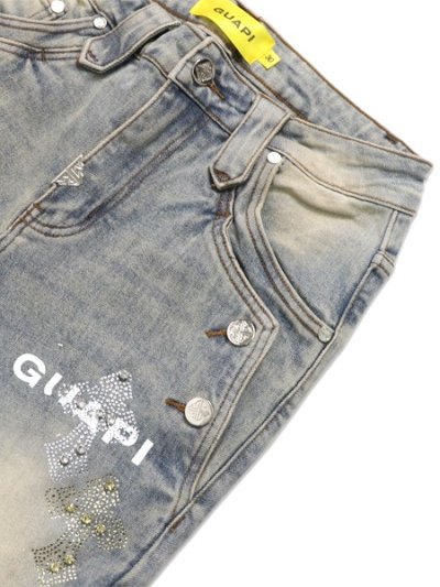 画像3: 【送料無料】GUAPI FADED CROSS DENIM V2
