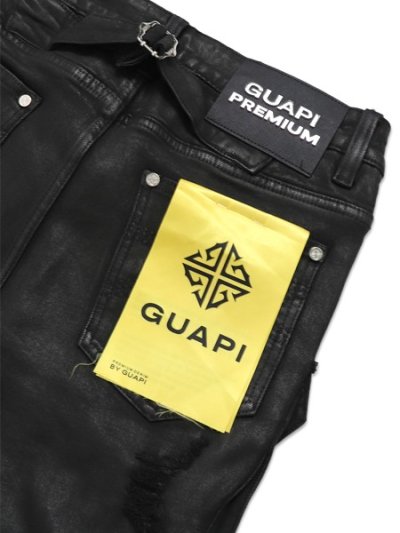 画像5: 【送料無料】GUAPI BLACK COFFIN ARC WAXED DENIM