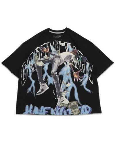 画像1: 【送料無料】GFA MANASSEH DEFACED KNIT SS CREW WHITE