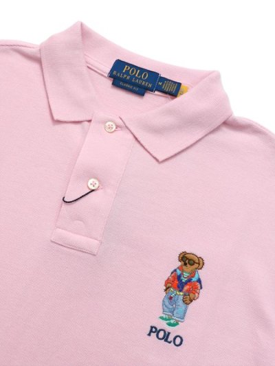画像3: 【SALE】【送料無料】POLO RALPH LAUREN SUMMER BEAR MESH POLO SHIRT GARDEN PINK