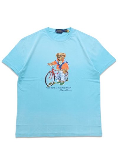 画像1: 【送料無料】POLO RALPH LAUREN SUMMER BICYCLE BEAR TEE PERFECT TURQUOISE