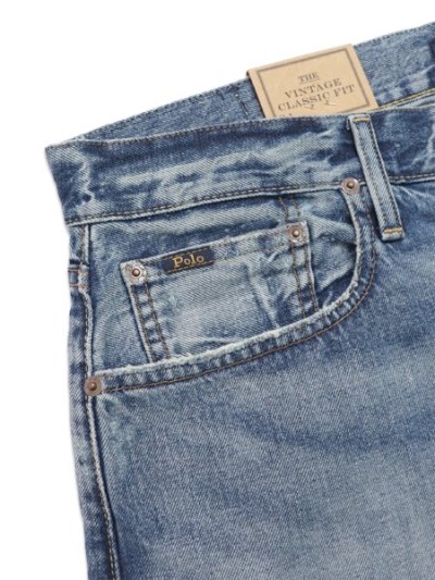 画像4: 【SALE】POLO RALPH LAUREN VINTAGE CLASSIC JUNEGRASS PATCHWORK DENIM SHORTS