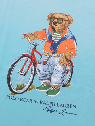 画像3: 【送料無料】POLO RALPH LAUREN SUMMER BICYCLE BEAR TEE PERFECT TURQUOISE