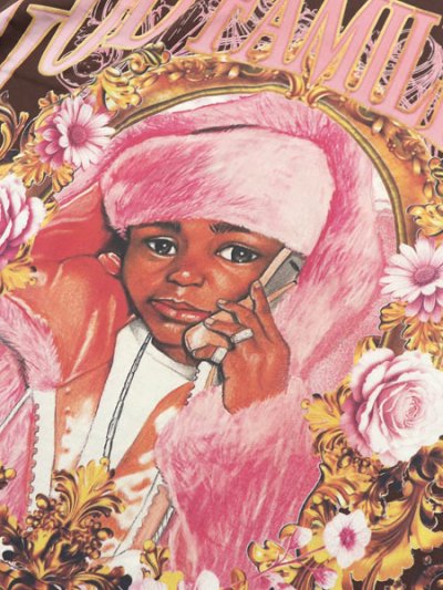 画像4: 【送料無料】GFA MANASSEH PINK FUR KNIT TEE BOXY FIT