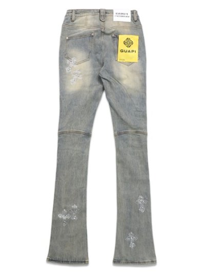 画像2: 【送料無料】GUAPI FADED CROSS DENIM V2