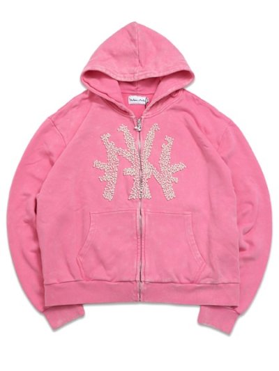 画像1: 【送料無料】STOLEN ARTS PINK AK-NY PEARL HOODIE