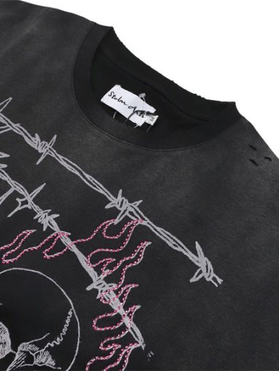 画像3: 【送料無料】STOLEN ARTS CROWN OF ASHES RHINESTONE TEE