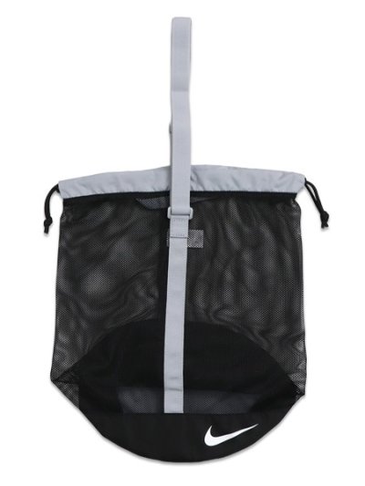 画像1: NIKE MESH SHOULDER POOL BAG BLACK