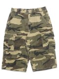 【送料無料】INTERBREED CROPPED CAMOUFLAGE SHORTS WOODLAND CAMO