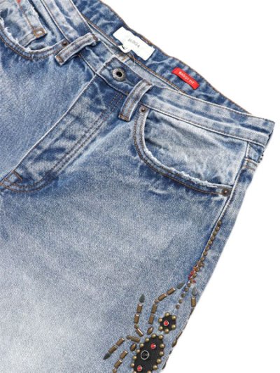 画像3: 【送料無料】BLDG4 PANTHEON DENIM SHORT