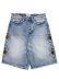 画像1: 【送料無料】BLDG4 PANTHEON DENIM SHORT (1)