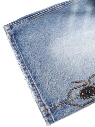 画像7: 【送料無料】BLDG4 PANTHEON DENIM SHORT