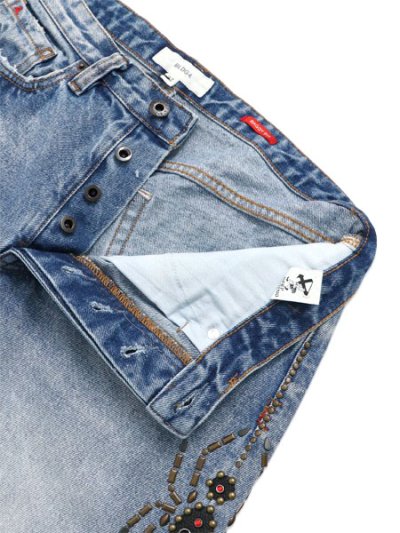 画像4: 【送料無料】BLDG4 PANTHEON DENIM SHORT