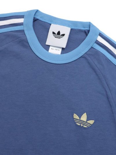 画像3: ADIDAS 3-STRIPES TEE-CREW BLUE/LIGHT BLUE/WHITE