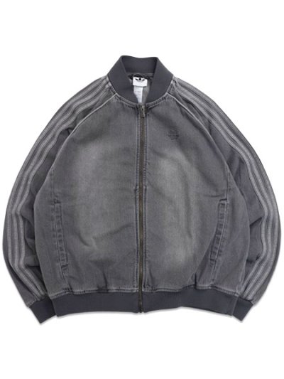 画像1: 【送料無料】ADIDAS LOOSE SST DENIM BLACK WASH JACKET-LT DENIM