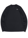 NIKE DF TEE STD L/S FLEX-BLACK/MATTE SILVER
