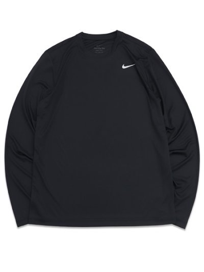 画像1: NIKE DF TEE STD L/S FLEX-BLACK/MATTE SILVER