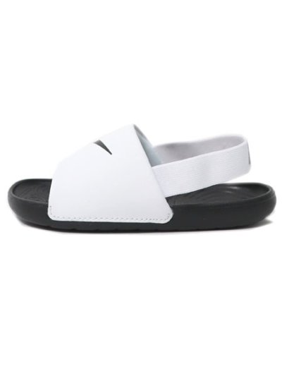 画像2: 【KIDS】NIKE KAWA SLIDE TD WHITE/BLACK/BLACK