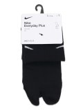 NIKE EVERYDAY PLUS LW ANKLE SPLIT TOE SOCKS-BLACK/WHITE