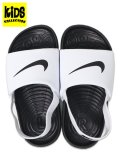 【KIDS】NIKE KAWA SLIDE TD WHITE/BLACK/BLACK