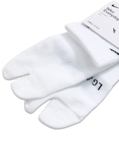 画像2: NIKE EVERYDAY PLUS LW ANKLE SPLIT TOE SOCKS-WHITE/BLACK