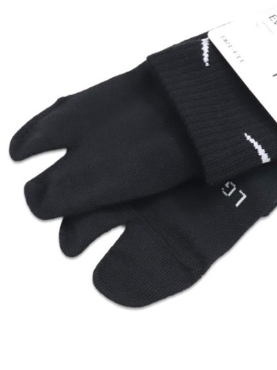画像2: NIKE EVERYDAY PLUS LW ANKLE SPLIT TOE SOCKS-BLACK/WHITE