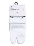 NIKE EVERYDAY PLUS LW ANKLE SPLIT TOE SOCKS-WHITE/BLACK
