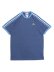 画像1: ADIDAS 3-STRIPES TEE-CREW BLUE/LIGHT BLUE/WHITE (1)
