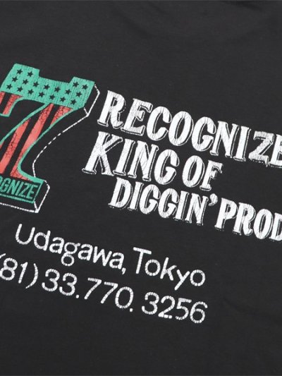 画像4: RECOGNIZE #7 VINYL UDAGAWA TEE BLACK