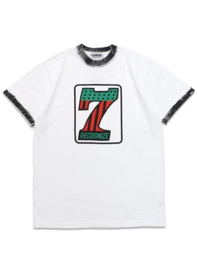 画像1: 【送料無料】RECOGNIZE BOW WOW #7 VINYL TRIM TEE WHITE/BLACK