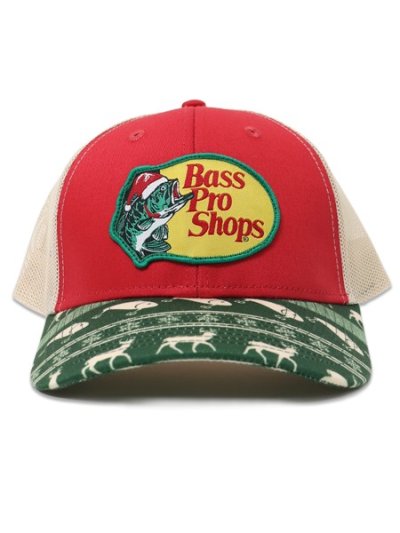 画像2: BASS PRO SHOPS BPS SNAPBACK CHRISTMAS CAP RED/GREEN