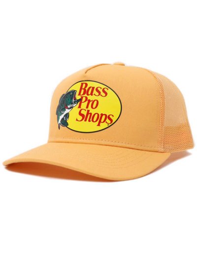 画像1: BASS PRO SHOPS MESH TRUCKER CAP-PASTEL ORANGE
