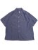 画像1: 【送料無料】POST OʼALLS FEVER 2 S/S HIGH COUNT BROADCLOTH BLUE (1)