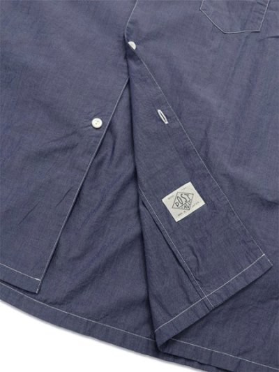 画像4: 【送料無料】POST OʼALLS FEVER 2 S/S HIGH COUNT BROADCLOTH BLUE