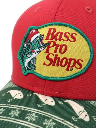 画像6: BASS PRO SHOPS BPS SNAPBACK CHRISTMAS CAP RED/GREEN