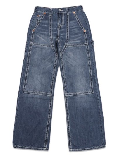 画像2: 【送料無料】TRUE RELIGION VINNY BIG T CARPENTER BAGGY 34" RED WINE MEDIUM WASH