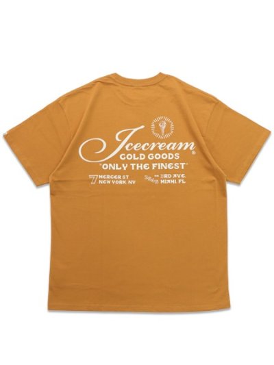 画像2: 【送料無料】ICECREAM ONLY THE FINEST TEE SUDAN BROWN